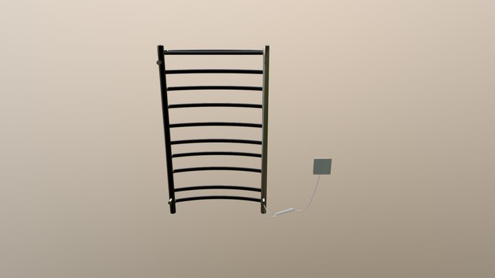 Heated towel rail Euromix by Laris 3D Model