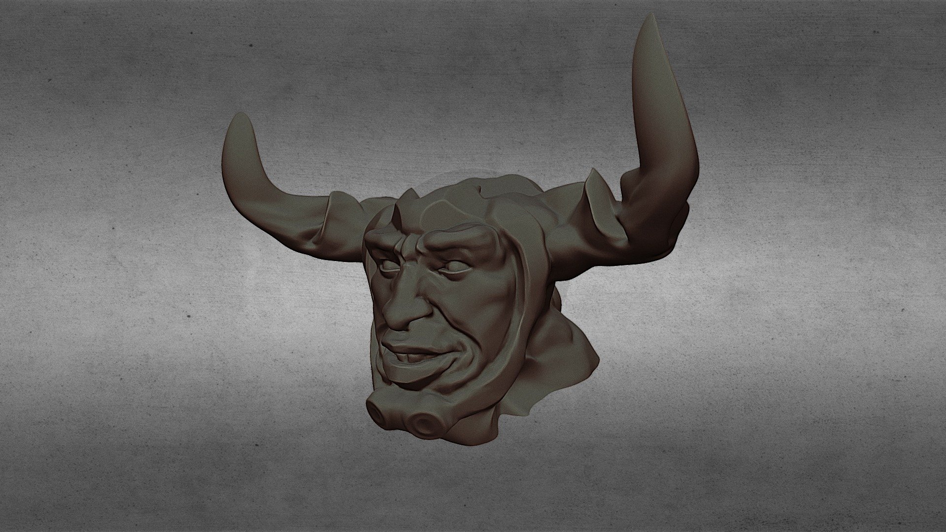cube head cartoon