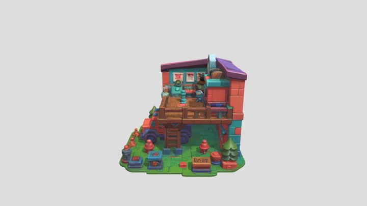 Building Color - Sci-Fi Ship Asset