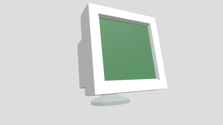 Gorilla Tags Old Monitor 3D Model