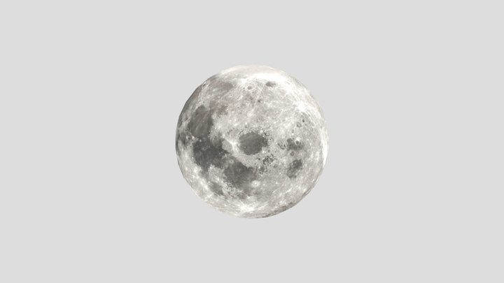 Moon 3D Model