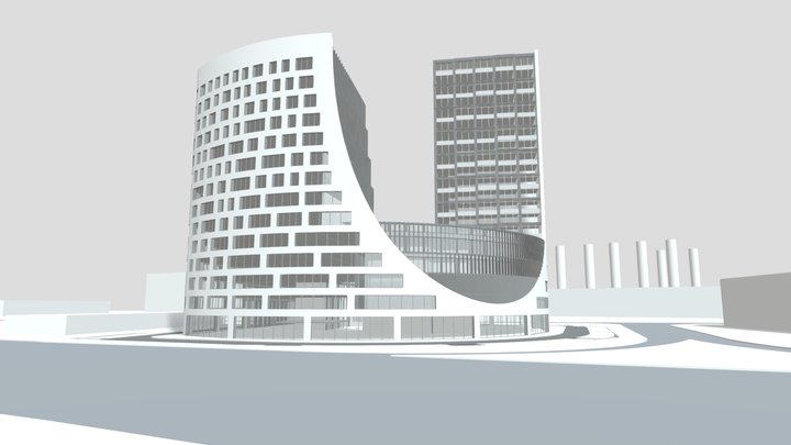 МФК Фасады 3D Model