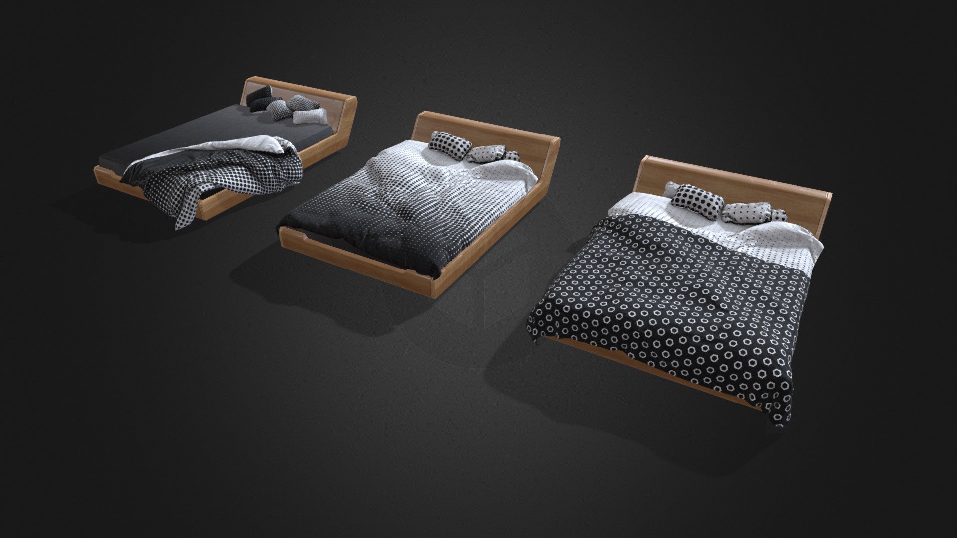 Modern bed - set