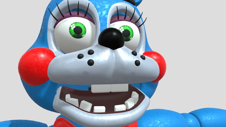 Fnaf 2 Toy Bonnie 3D model - TurboSquid 2124258