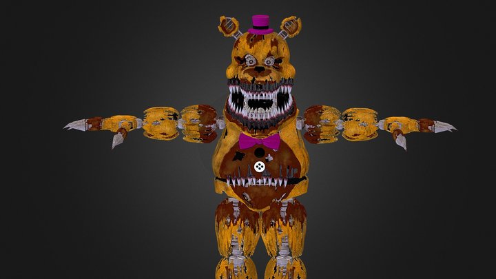 Nightmare Fredbear [Minigame Edit]