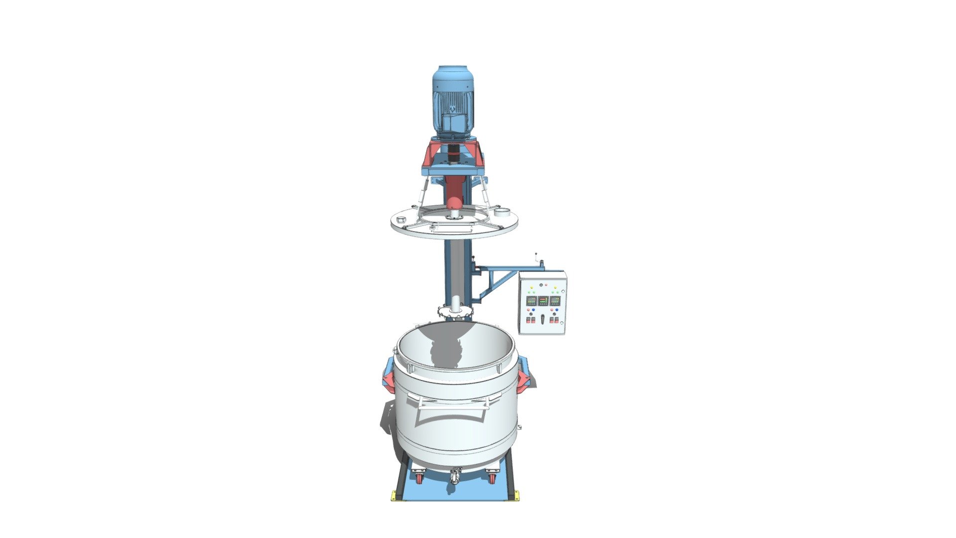 3D Сборка диссольвера — Sketchfab embed 3D viewer