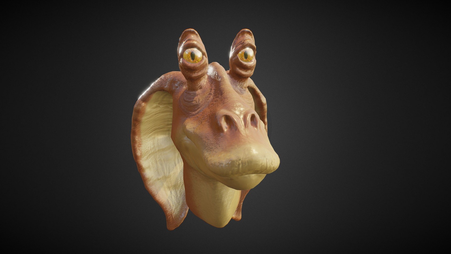 jar jar binks 3d sculpture puzzle