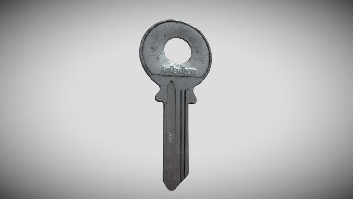 Simply Rusty Key 3D Model