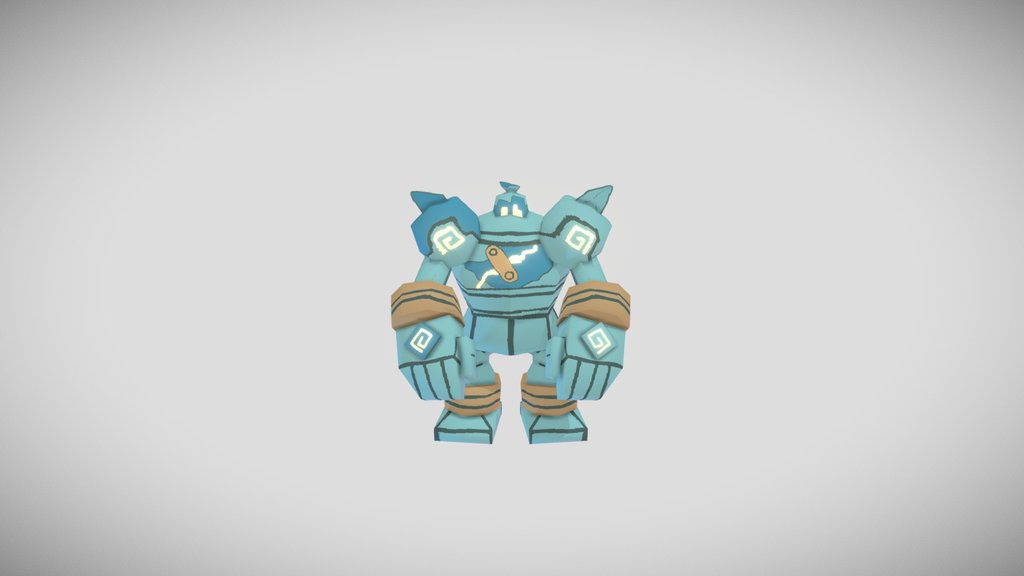 Pokemon Golurk LowPoly