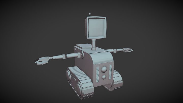 Robot/Mars Rover 3D Model