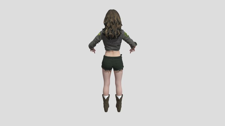 RE:Resistance Becca Park Ranger 3D Model
