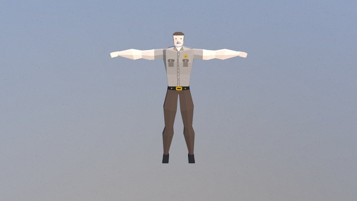 Police 2 3D Model