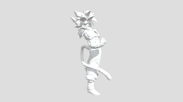 Super Saiyan Goku 3D Model