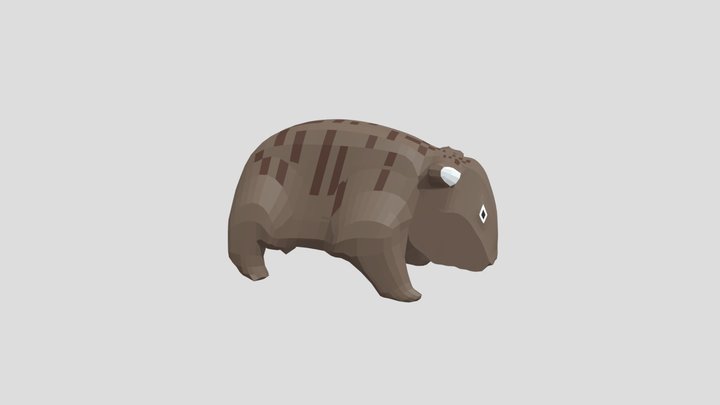 Wombat 3D Model