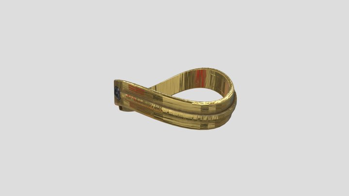 Gold ring 3D Model