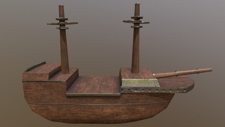 Airship 3D Model