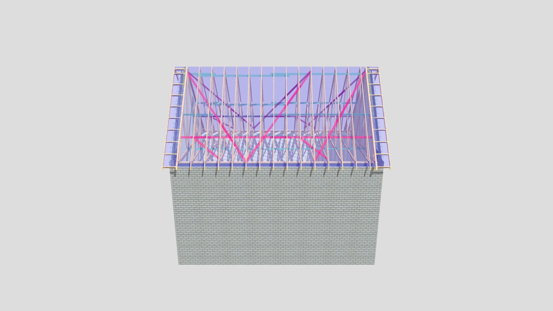 P12728A, Plot 1 Roof Layout - Download Free 3D Model By Martin Hallam ...