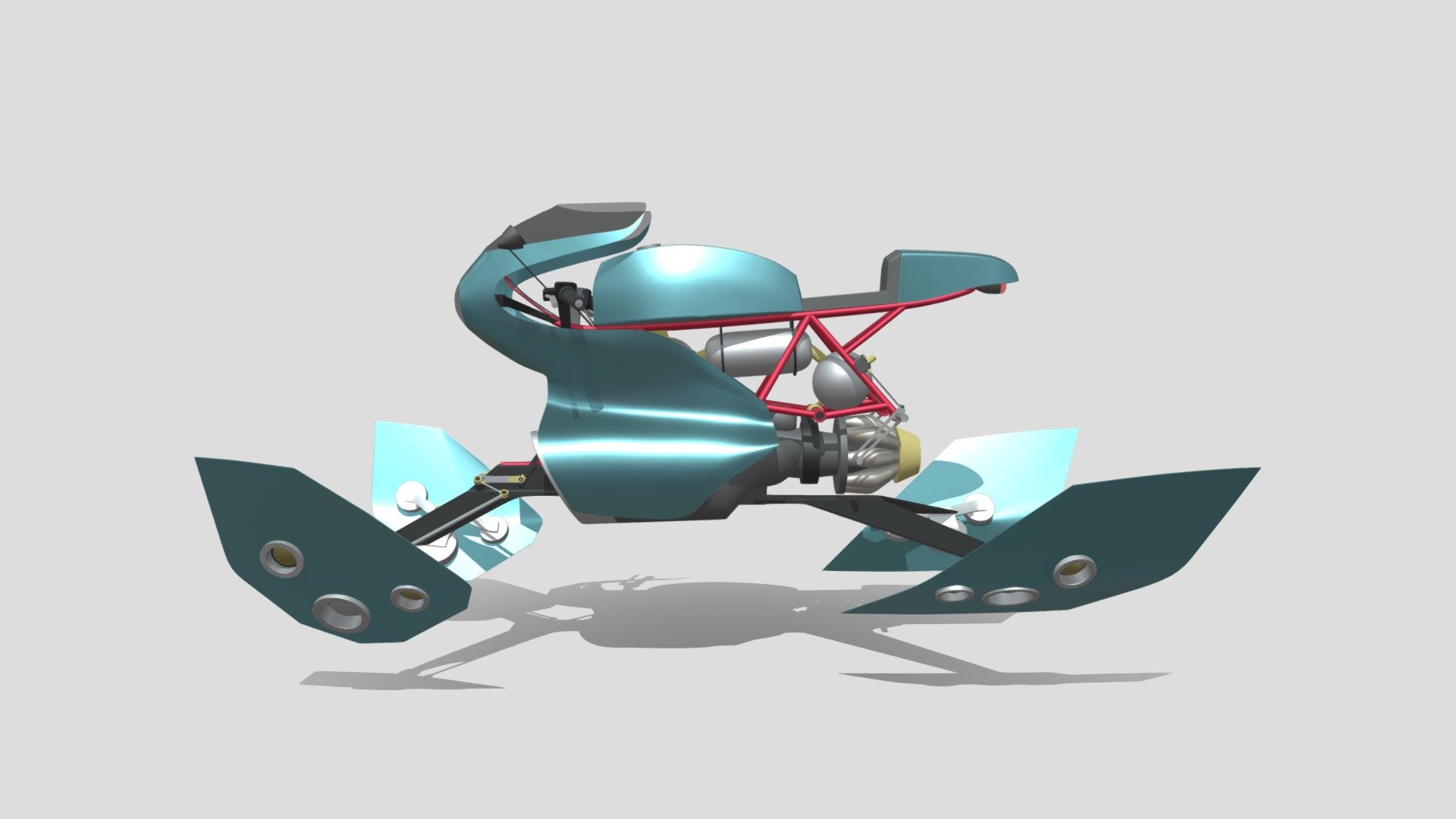 Hoverbike - 3D model by nikki_st [2b28951] - Sketchfab