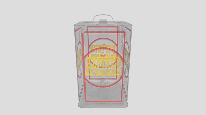 Rectangular Oil Can