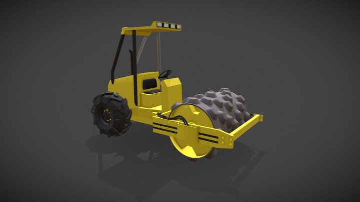 compactor padded foot 3D Model