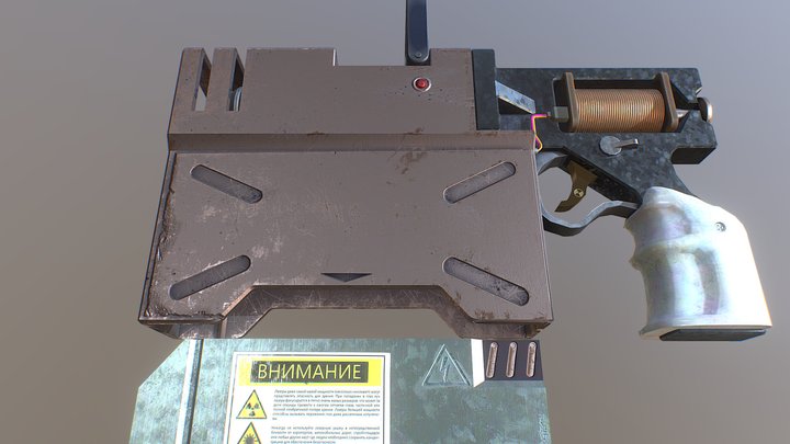 Concept_Laser_Pistol 3D Model