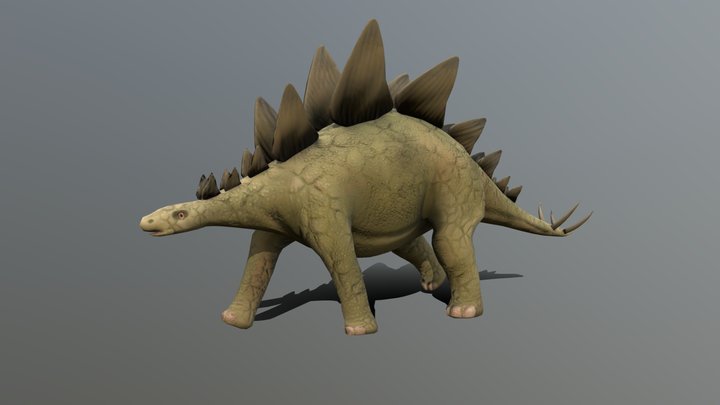 Stegosaurus 3D Model