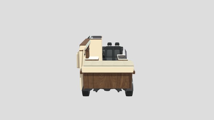 GAZ NN Export interior 3D Model
