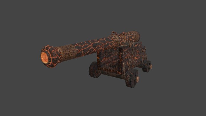 Hellfire Cannon 3D Model