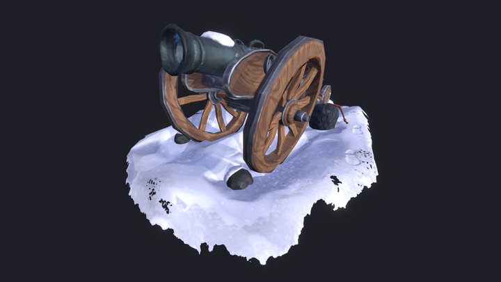 [STUDENT PROJECT]- Napoleon's last Canon 3D Model
