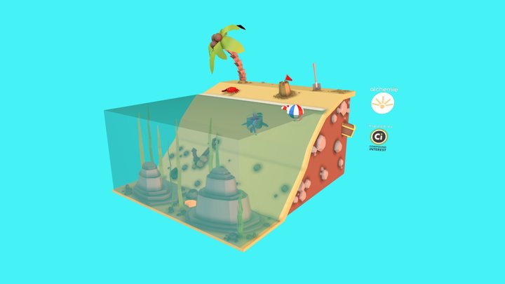 Beach - Compound Interest 3D Model