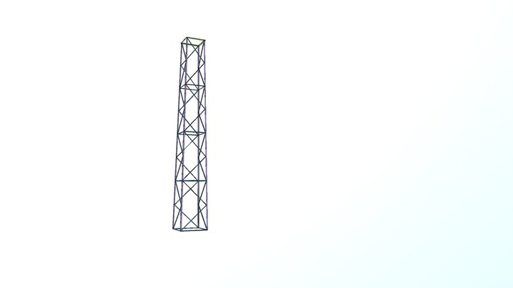 TORRE TANQUE ELEVADO 3D Model