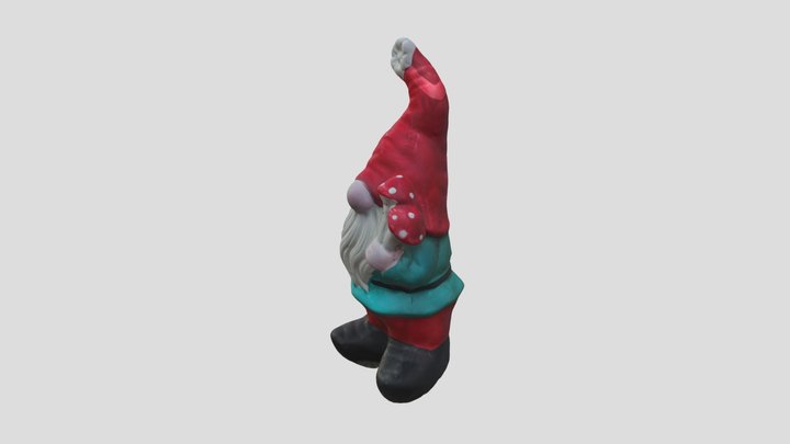 A Garden Gnome 3D Model