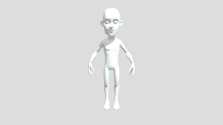 Personagem Para Retopologia - Bruna Luisa 3D Model