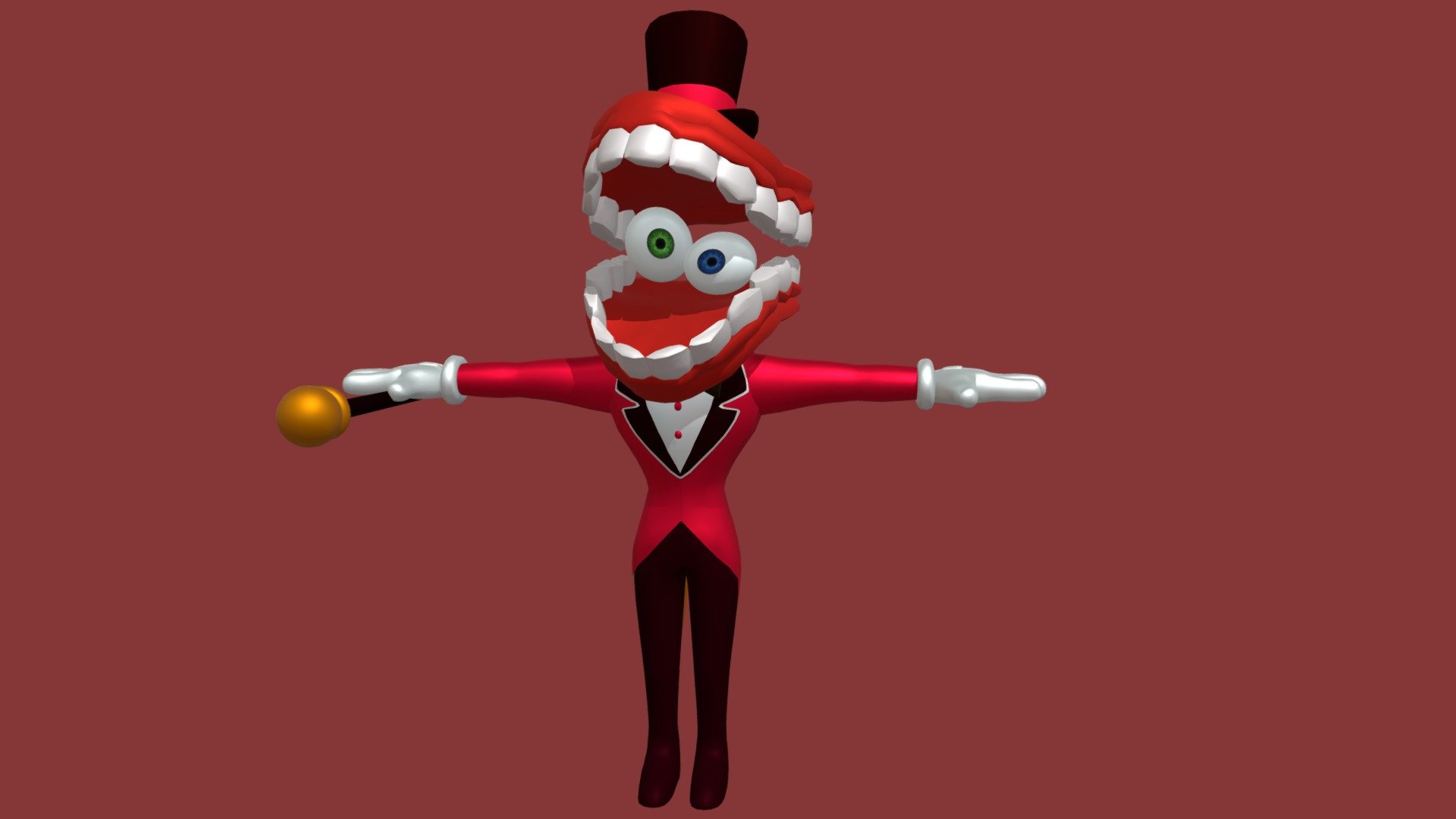 game ready Caine model from TADC - 3D model by herelies [2b2dfd7 ...