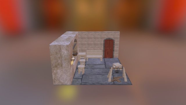 Tavern Room 3D Model