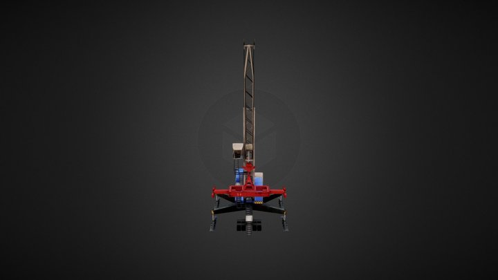 Port Crane 3D Model