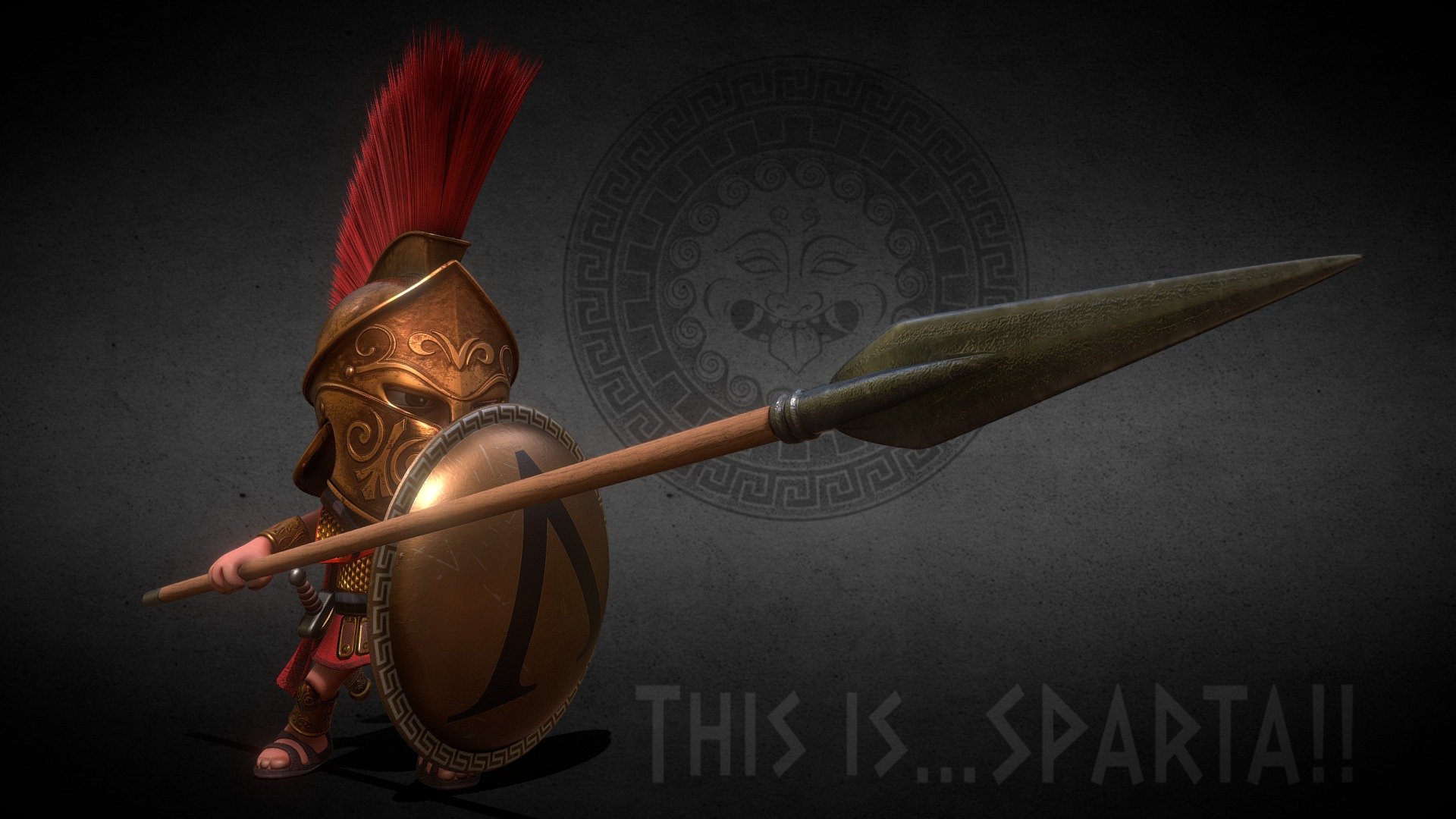 3D Model: This is Sparta ~ Buy Now #37089755