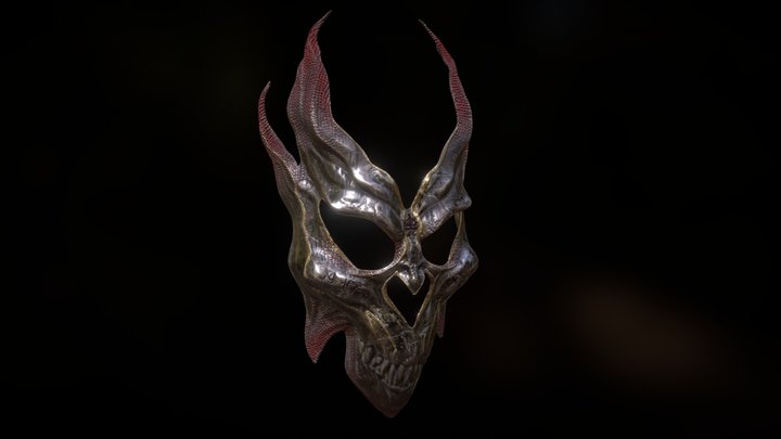 Demon Mask 3D Model