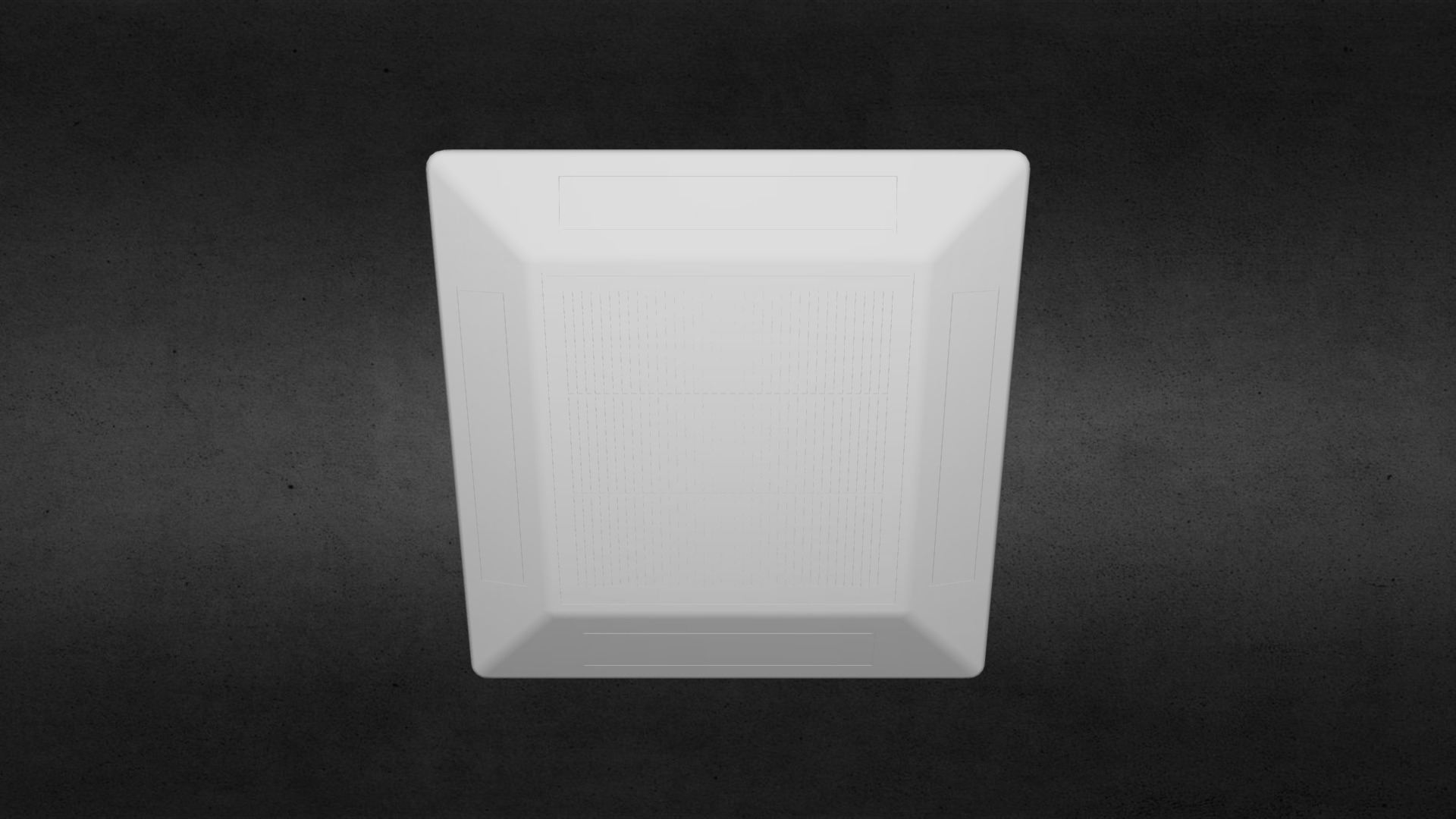 3D model Cassette 3kW - This is a 3D model of the Cassette 3kW. The 3D model is about a white square object.