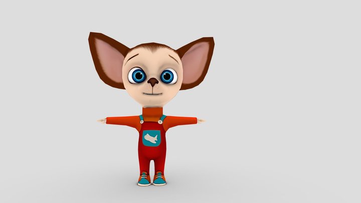 Малыш Барбоскины / kid the barkers 3D Model