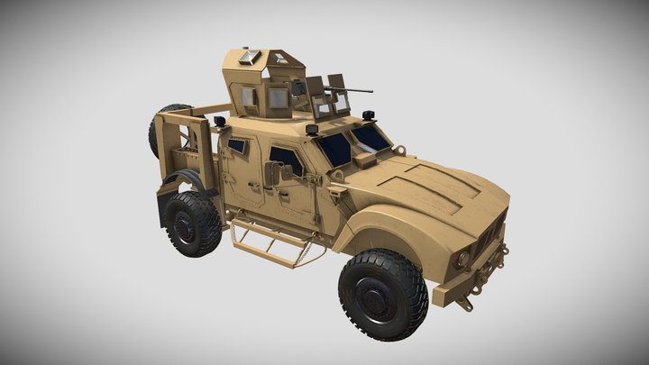 Oshkosh M-ATV Military Vehicle 3D Model