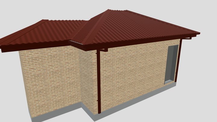 Roofing Manor Red 3D Model
