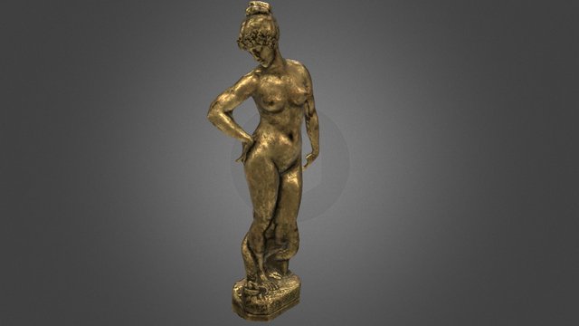 Love and interest in aged brass 3D Model