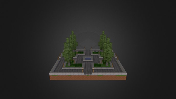 Town Square 3D Model