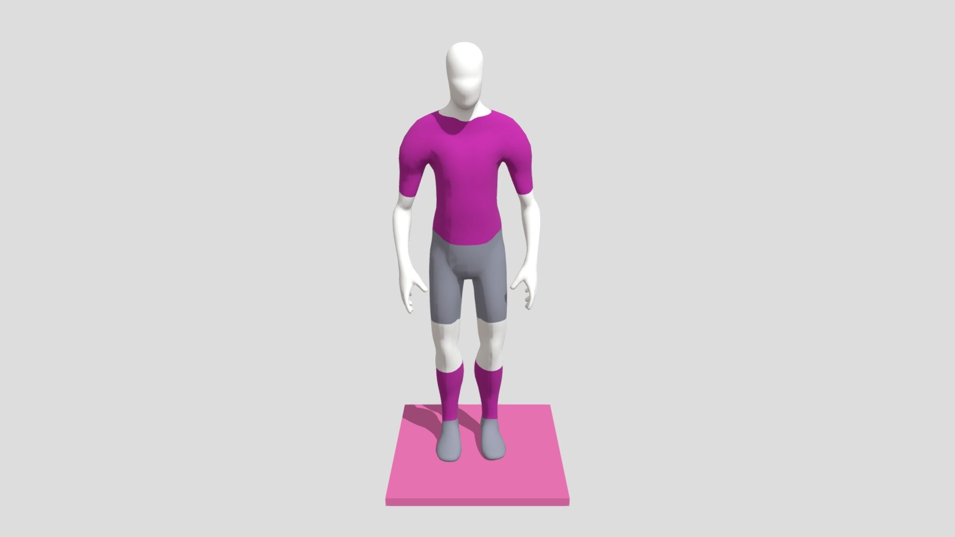 GoeM Football Playerredplate