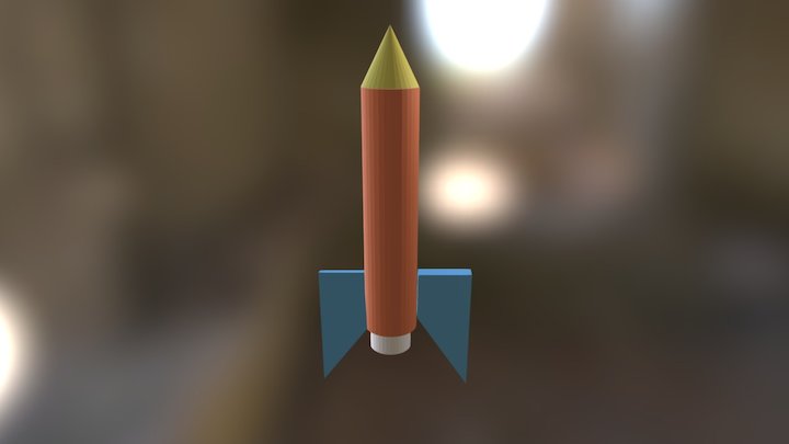 Tugas3D-Roket 3D Model