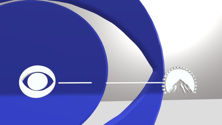 CBS Paramount Television Logo (2006) Remake – Modello 3D gratuito STL