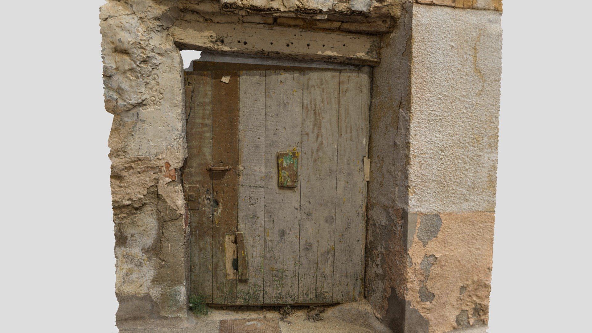 Puerta madera tapa — Sketchfab embed 3D viewer