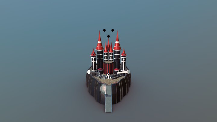 Shibusen Castle 3D Model