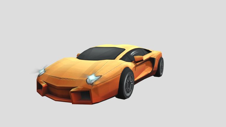 fast racing 3d - lamborghini aventador – Gratis 3D-model STL